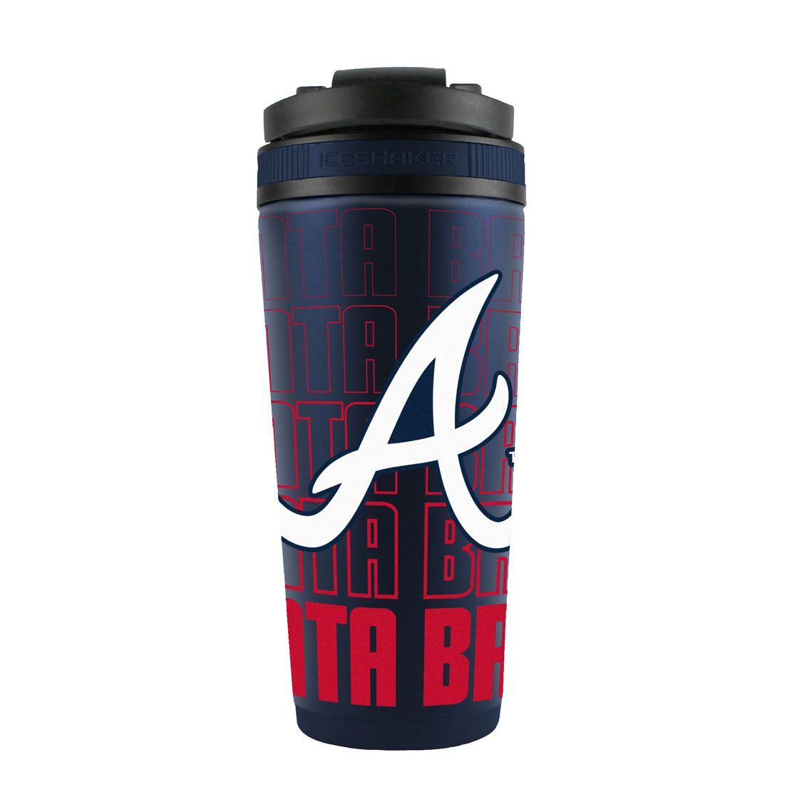 Atlanta Braves Ice Shaker 26oz Stainless Steel - Special Order