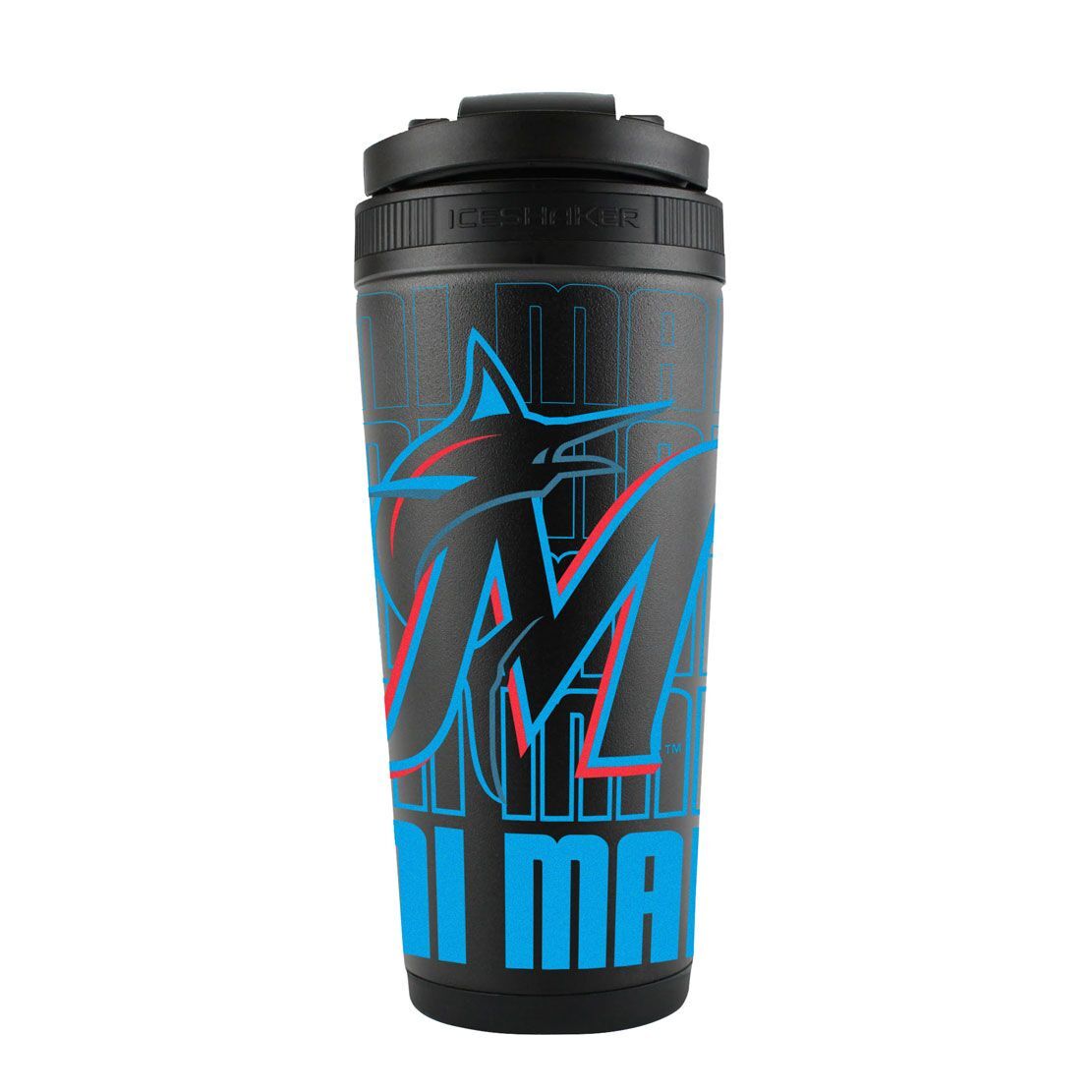 Miami Marlins Ice Shaker 26oz Stainless Steel - Special Order