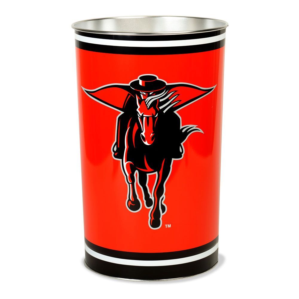 Texas Tech Red Raiders Wastebasket 15 Inch Special Order