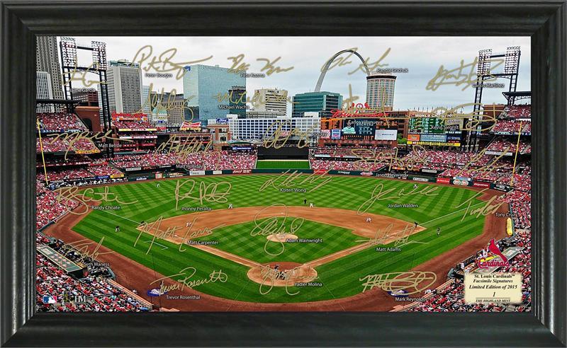 St. Louis Cardinals Framed Signature Field