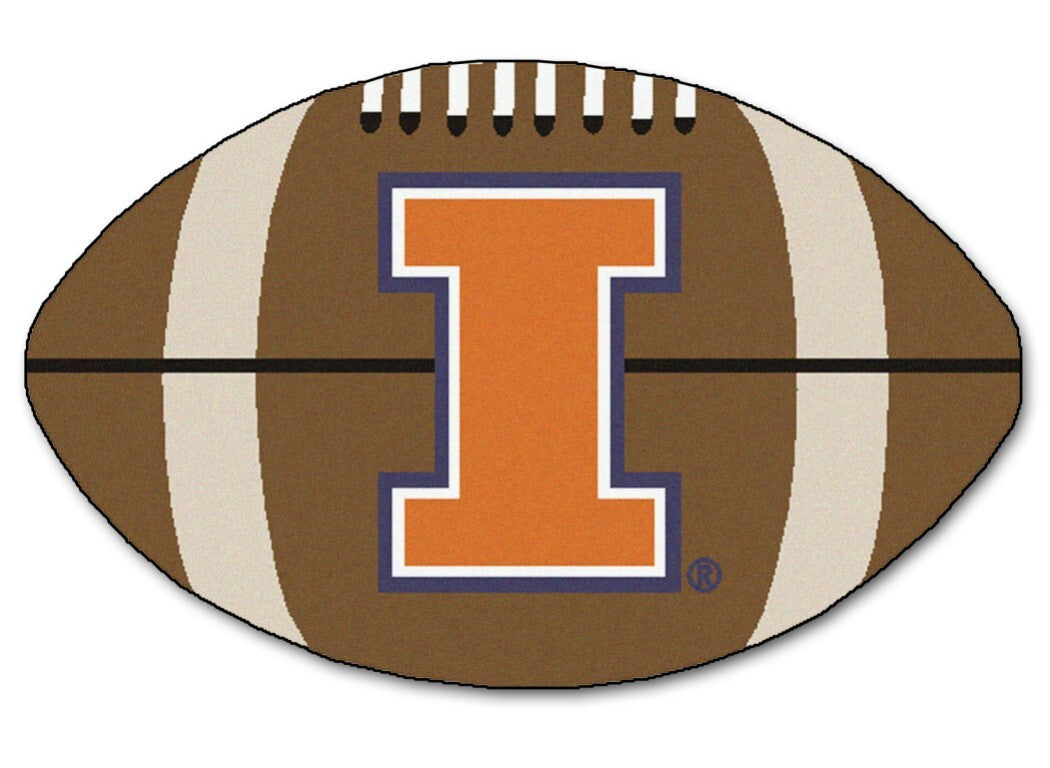 Illinois Fighting Illini Football Mat 22x35 - Special Order