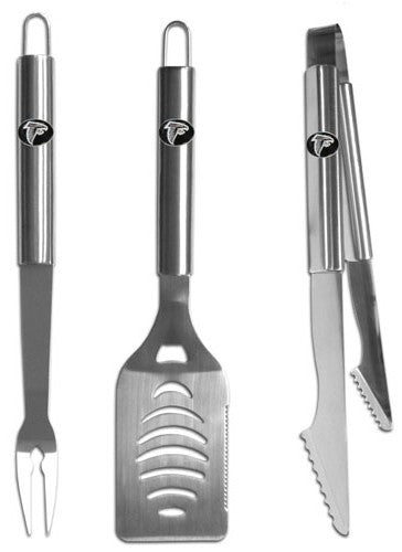 Atlanta Falcons Utensil Set Grilling BBQ Stainless Steel 3 Piece