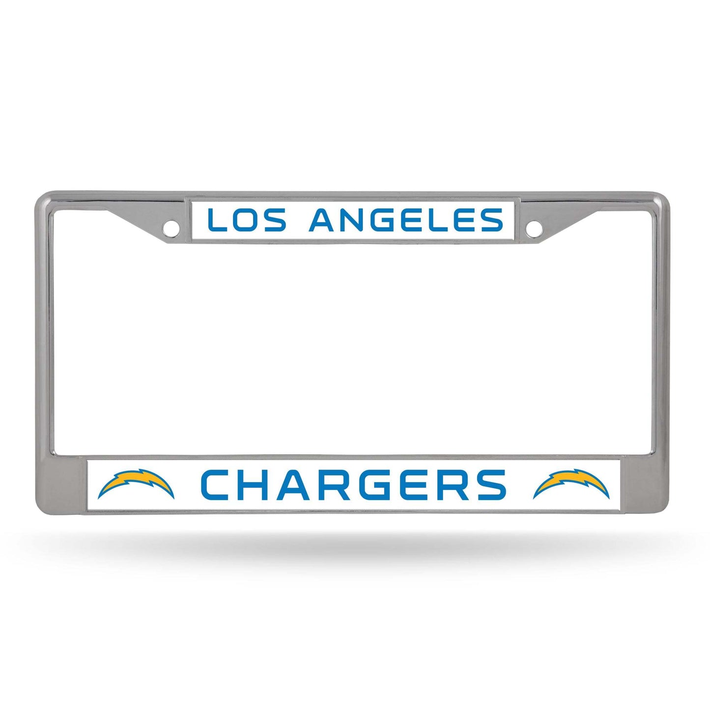 Los Angeles Chargers License Plate Frame Chrome