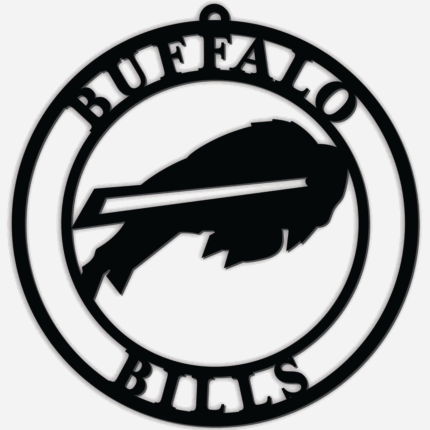 Buffalo Bills Sign Door Hanger 16 Inch