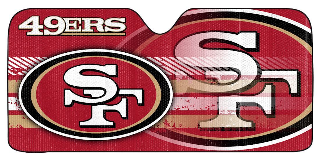 San Francisco 49ers Auto Sun Shade - 59"x27"