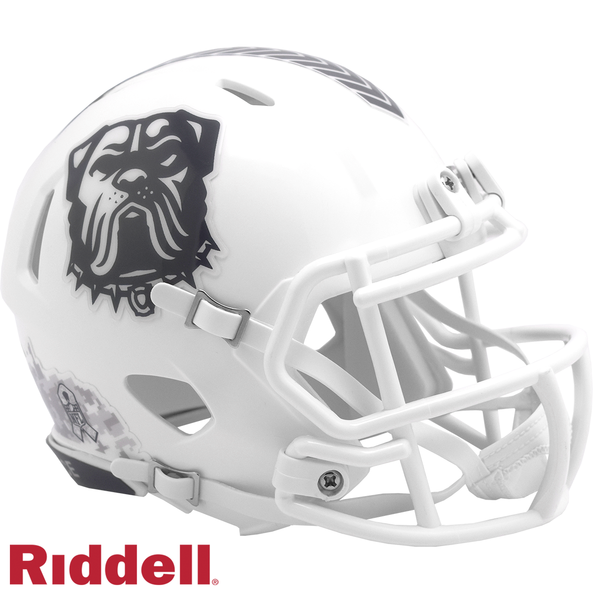 Cleveland Browns Helmet Riddell Replica Mini Speed Style Salute To Service 2024