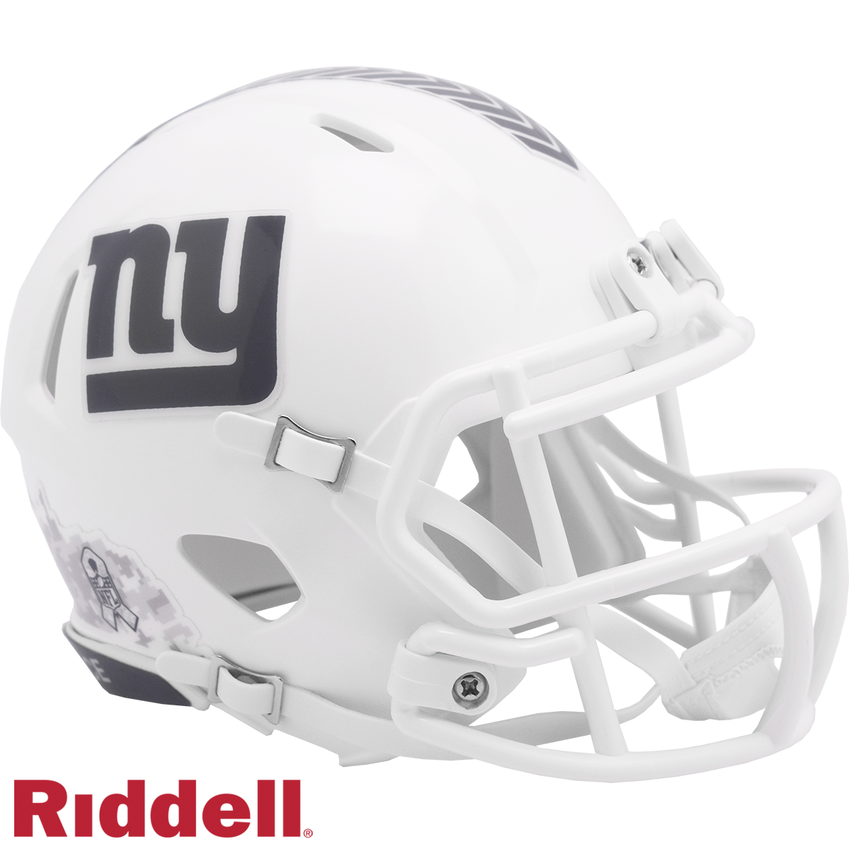 New York Giants Helmet Riddell Replica Mini Speed Style Salute To Service 2024