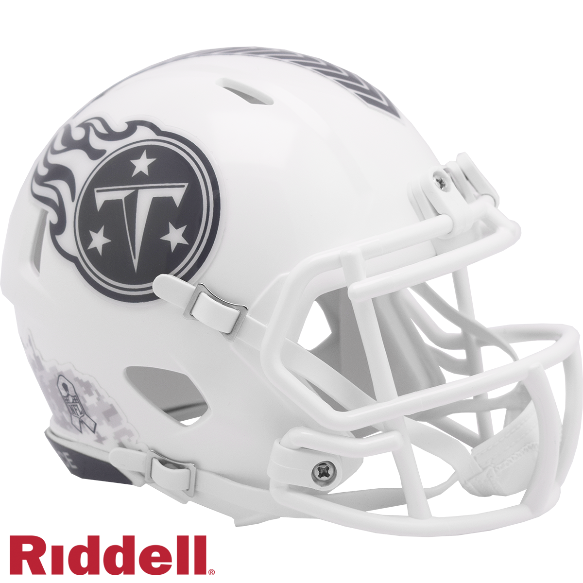 Tennessee Titans Helmet Riddell Replica Mini Speed Style Salute To Service 2024