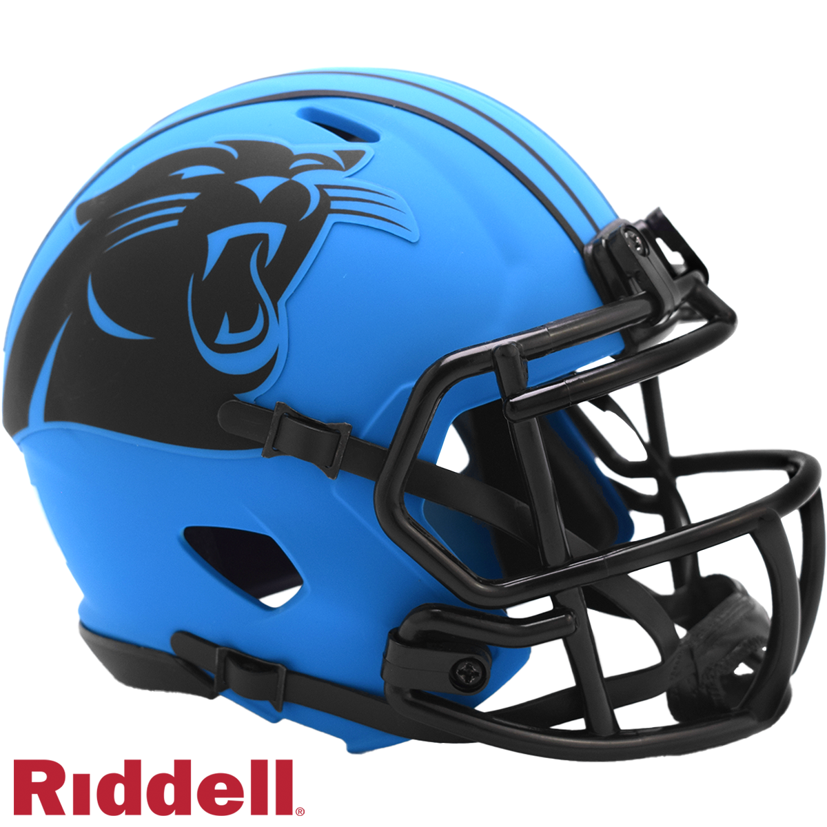 Carolina Panthers Helmet Riddell Replica Mini Speed Style Rave Alternate