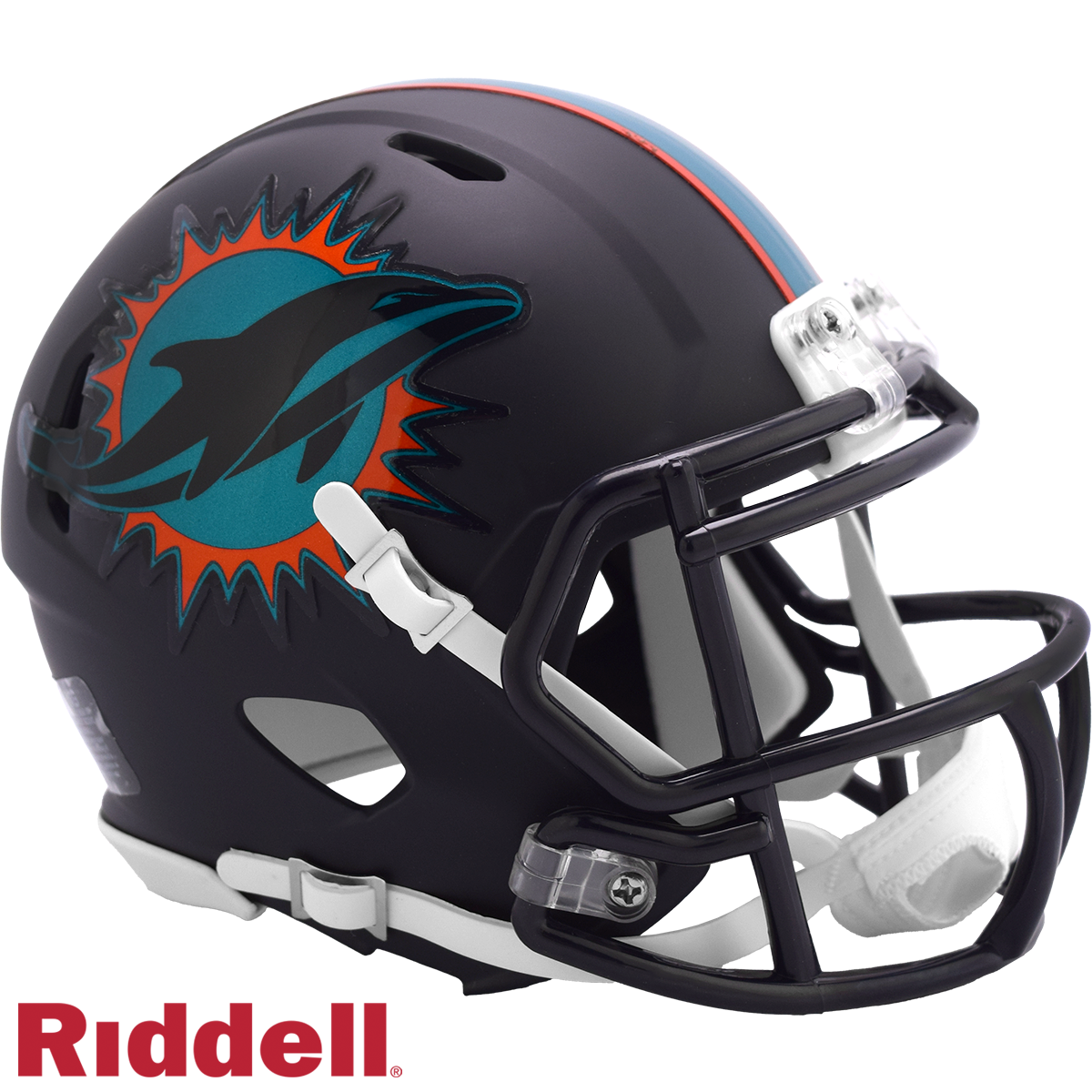 Miami Dolphins Helmet Riddell Replica Mini Speed Style Rivalry Alternate 2025