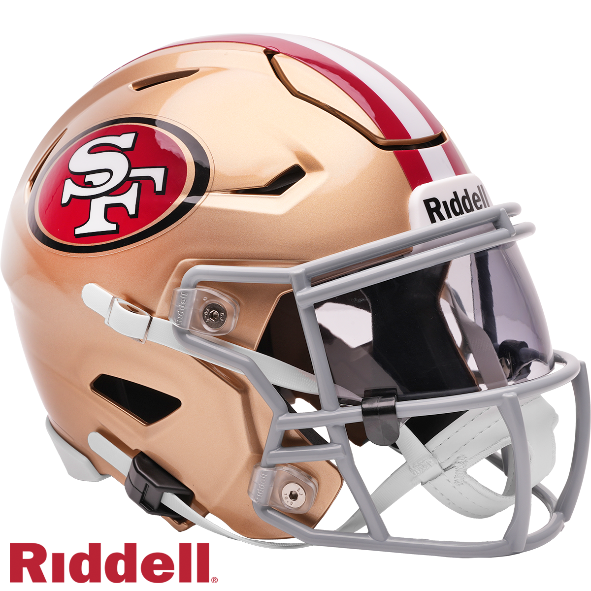 San Francisco 49ers Helmet Riddell Replica Mid-Size MIDI SpeedFlex Style