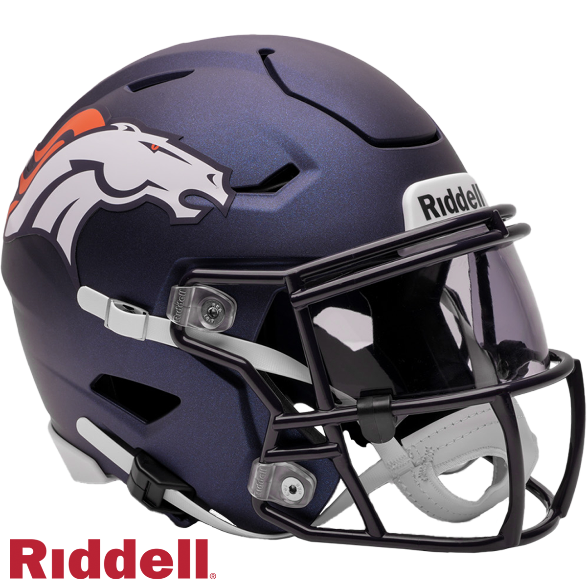Denver Broncos Helmet Riddell Replica Mid-Size MIDI SpeedFlex Style