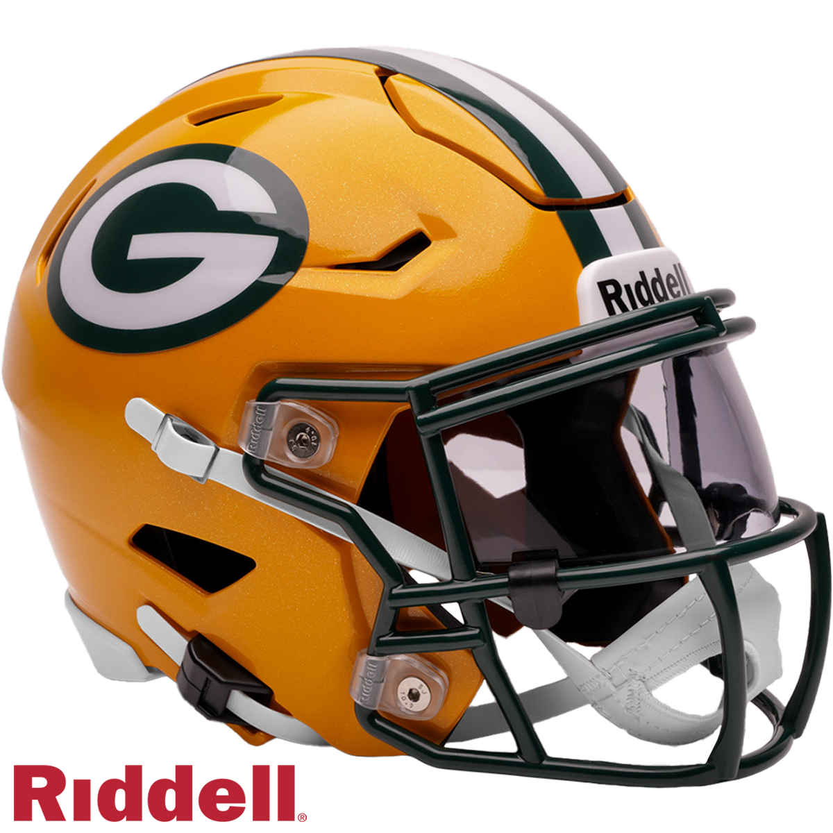 Green Bay Packers Helmet Riddell Replica Mid-Size MIDI SpeedFlex Style