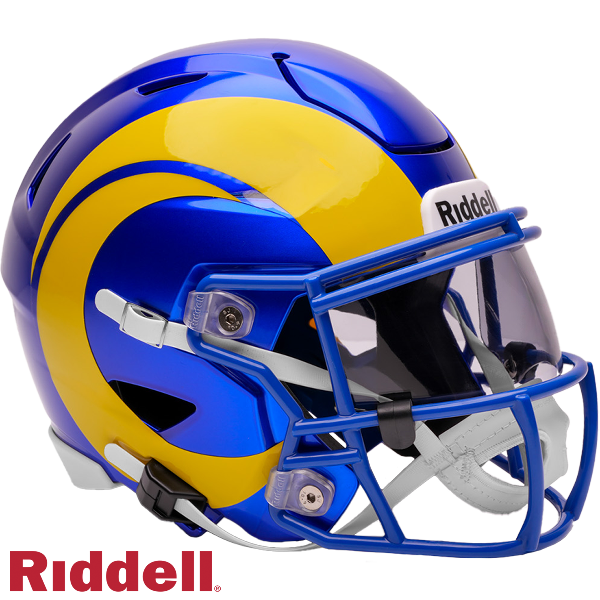 Los Angeles Rams Helmet Riddell Replica Mid-Size MIDI SpeedFlex Style
