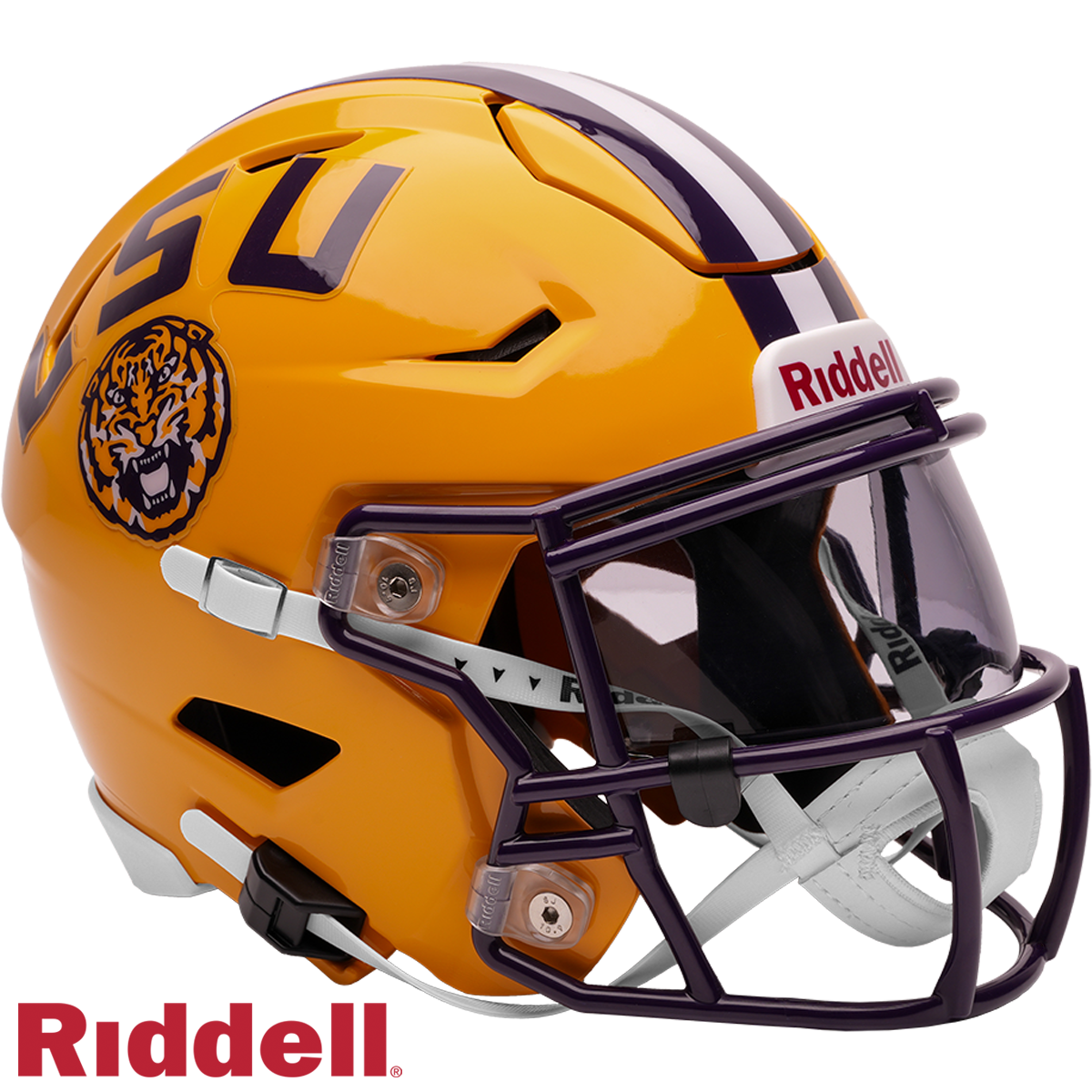 LSU Tigers Helmet Riddell Replica Mid-Size MIDI SpeedFlex Style