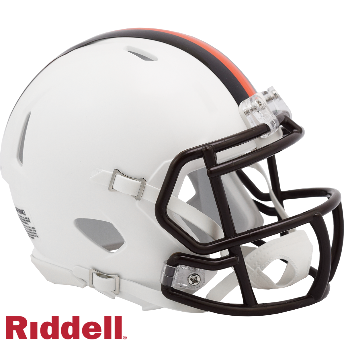 Cleveland Browns Helmet Riddell Replica Mini Speed Style On-Field Alternate 2023 White Out