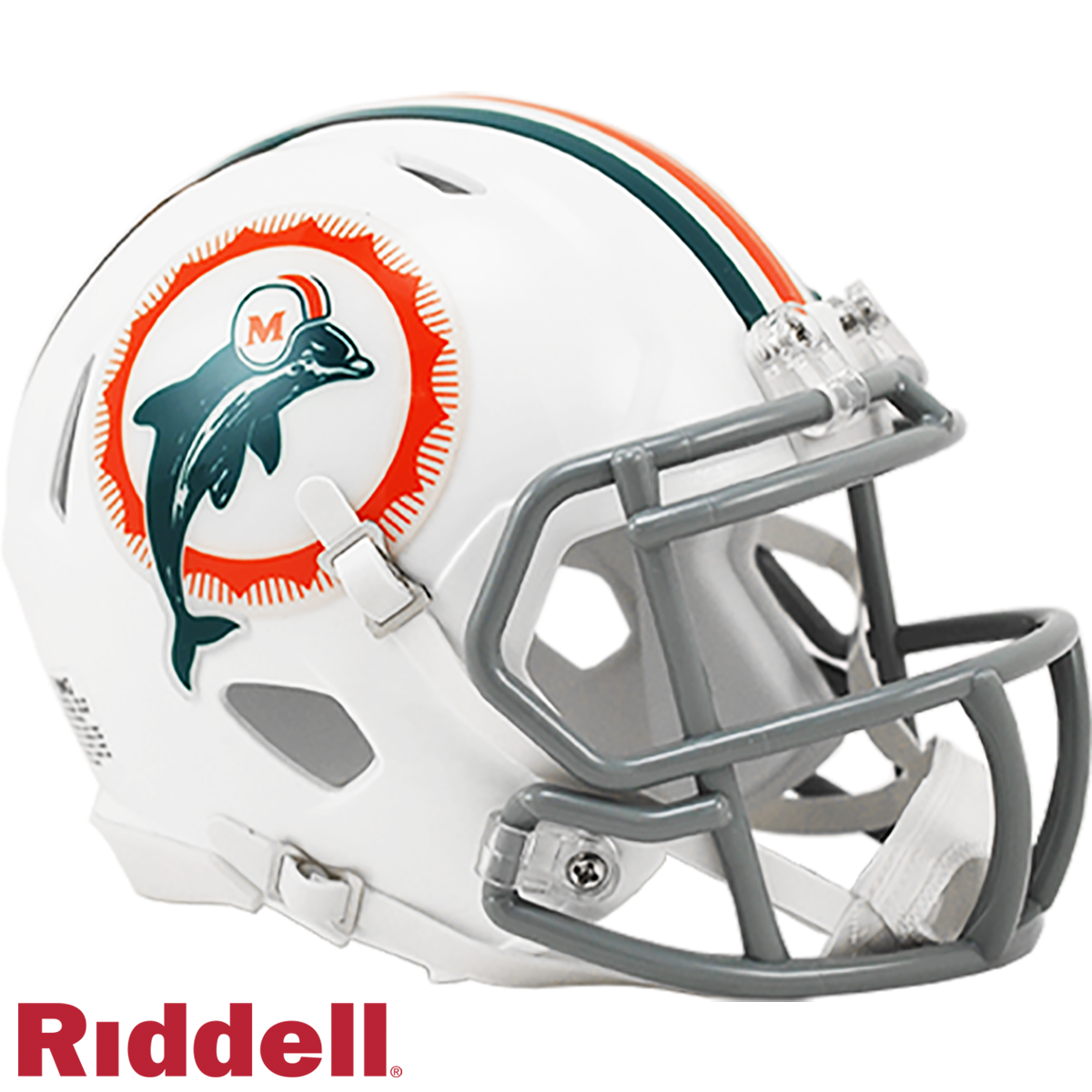Miami Dolphins Helmet Riddell Replica Mini Speed Style Tribute