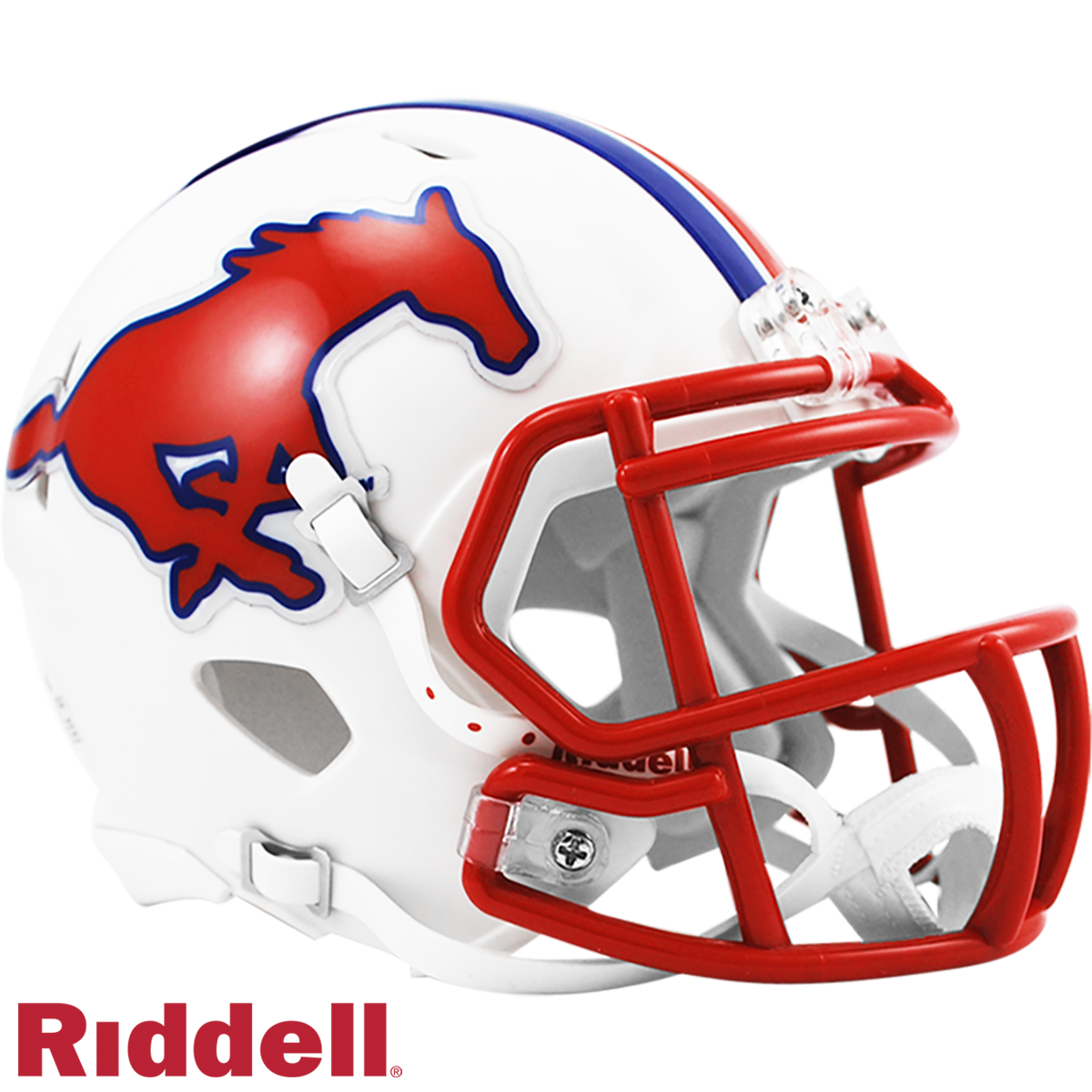 SMU Mustangs Helmet Riddell Replica Mini Speed Style