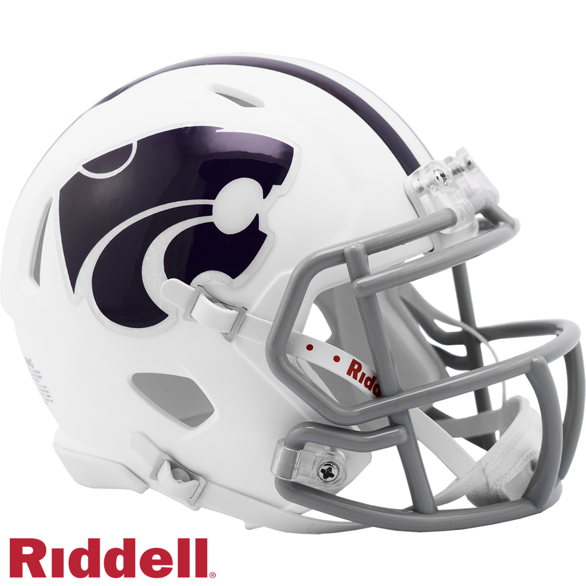Kansas State Wildcats Helmet Riddell Replica Mini Speed Style
