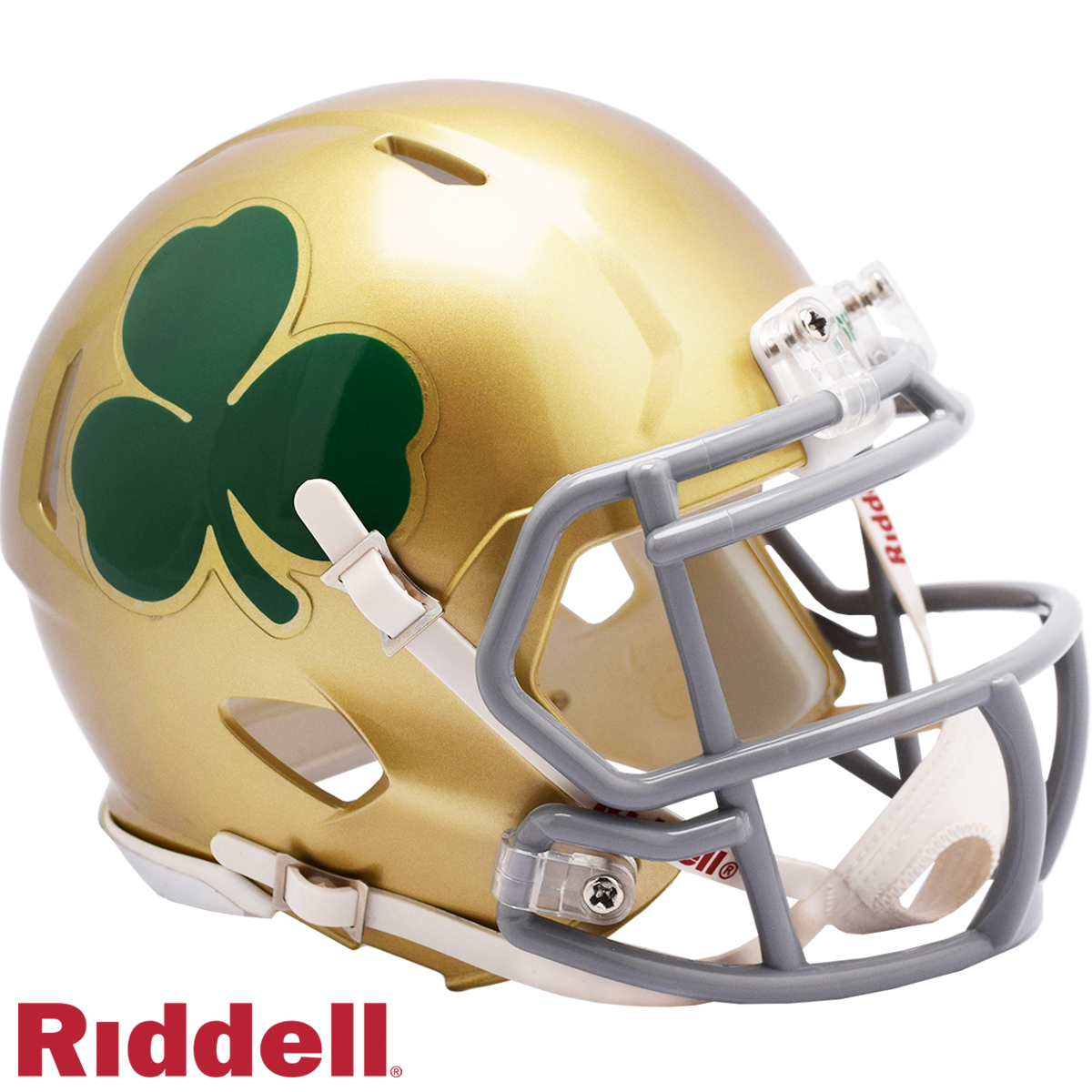 Notre Dame Fighting Irish Helmet Riddell Replica Mini Speed Style Shamrock