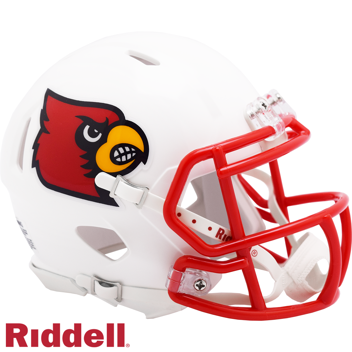 Louisville Cardinals Helmet Riddell Replica Mini Speed Style White