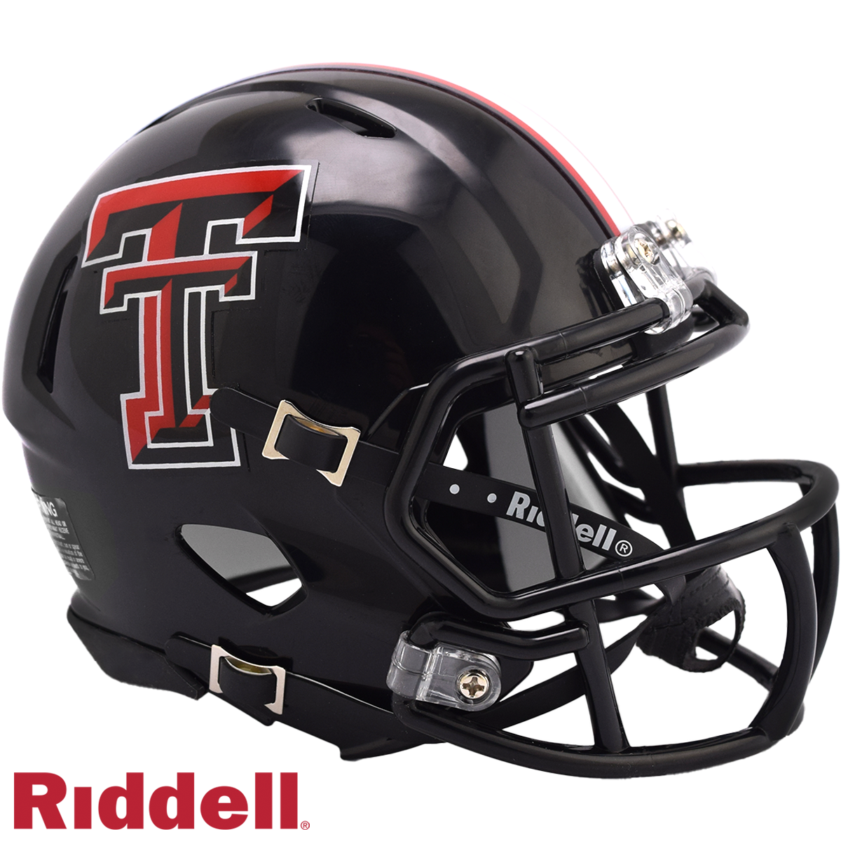 Texas Tech Red Raiders Helmet Riddell Replica Mini Speed Style Black