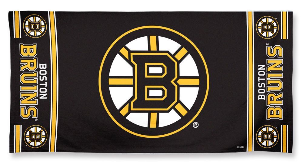 Boston Bruins Towel 30x60 Beach Style
