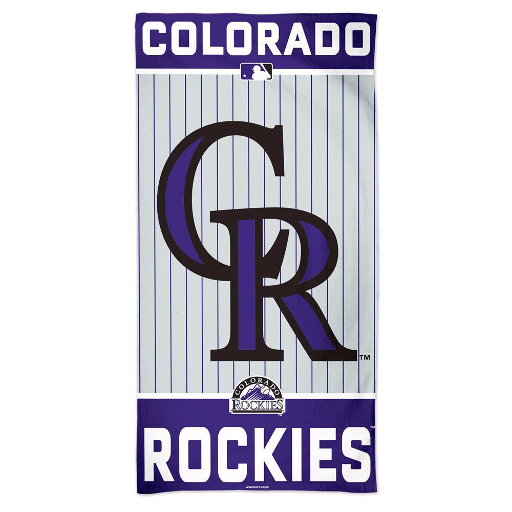 Colorado Rockies Towel 30x60 Beach Style - Special Order