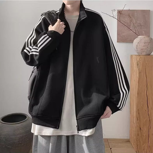 Spring And Autumn Loose Casual Sports Men's Jacket