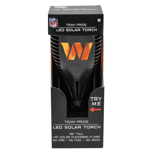 Washington Commanders Solar Torch LED