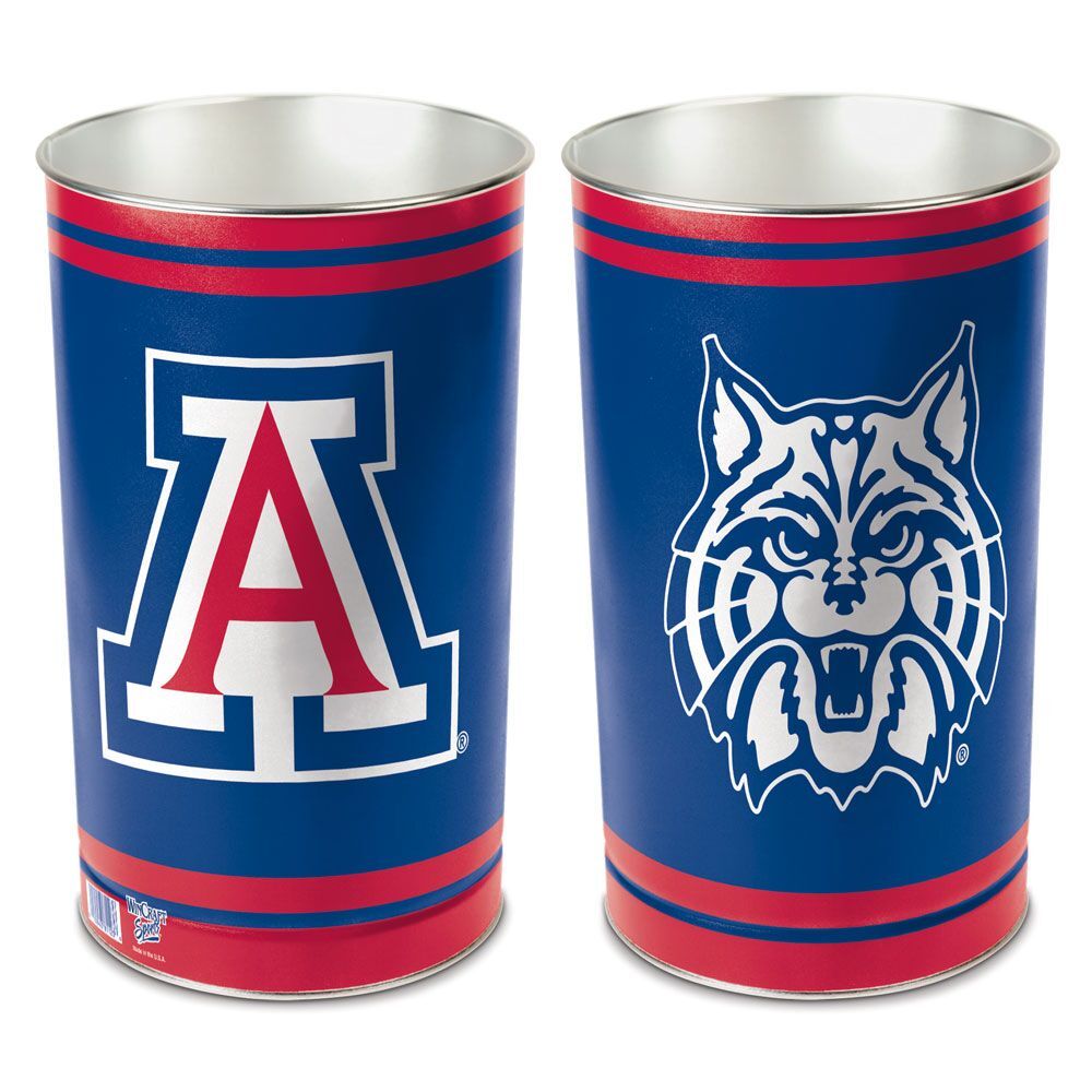 Arizona Wildcats Wastebasket 15 Inch Special Order
