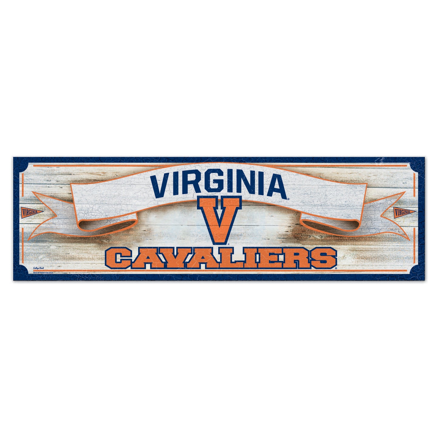Virginia Cavaliers Sign 9x30 Wood