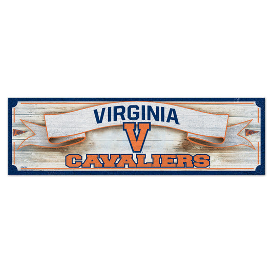 Virginia Cavaliers Sign 9x30 Wood