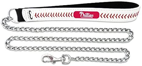 Philadelphia Phillies Pet Leash Frozen Rope Chain Baseball Size Large