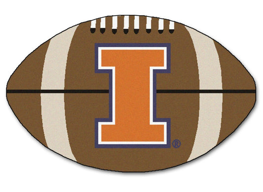 Illinois Fighting Illini Football Mat 22x35 - Special Order