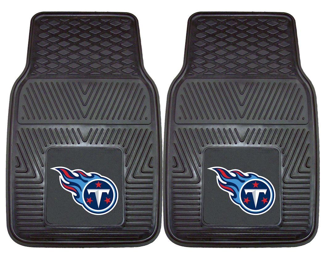 Tennessee Titans Car Mats Heavy Duty 2 Piece Vinyl