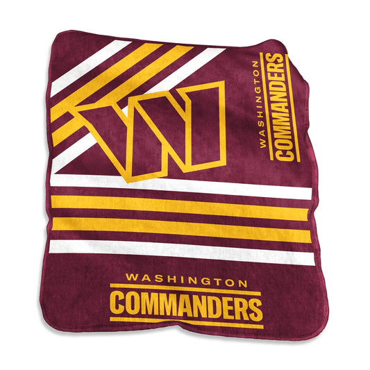 Washington Commanders Blanket 50x60 Raschel Throw