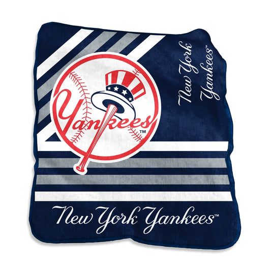 New York Yankees Blanket 50x60 Raschel Throw