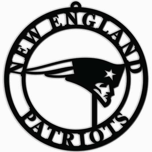 New England Patriots Sign Door Hanger 16 Inch