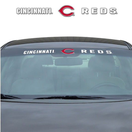 Cincinnati Reds Decal 35x4 Windshield