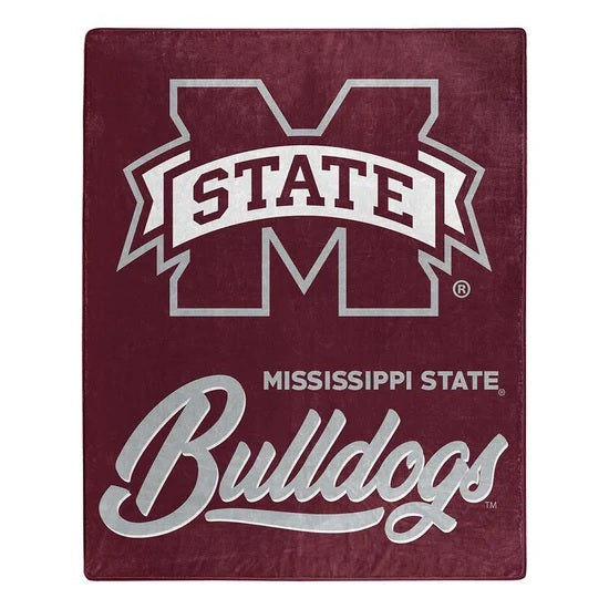 Mississippi State Bulldogs Blanket 50x60 Raschel Signature Design