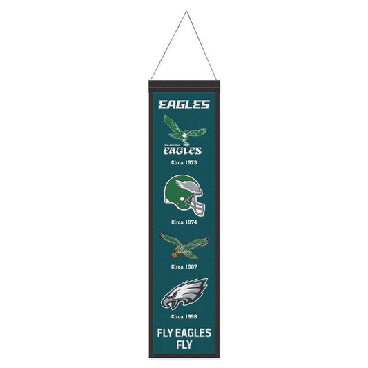 Philadelphia Eagles Banner Wool 8x32 Heritage Evolution Design