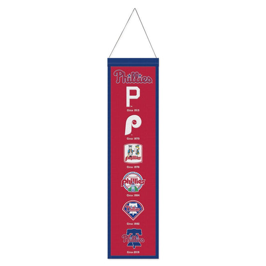 Philadelphia Phillies Banner Wool 8x32 Heritage Evolution Design