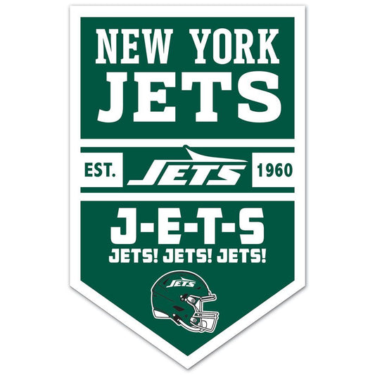 New York Jets Sign 11x17 Wood Chevron