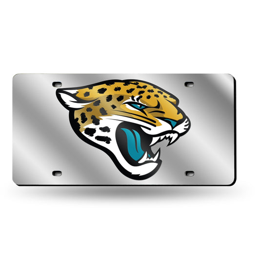 Jacksonville Jaguars License Plate Laser Cut Silver - Special Order