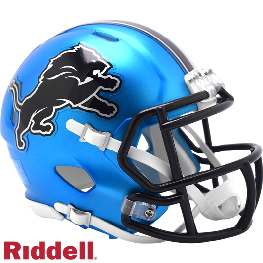 Detroit Lions Helmet Riddell Replica Mini Speed Style On-Field Alternate 2024
