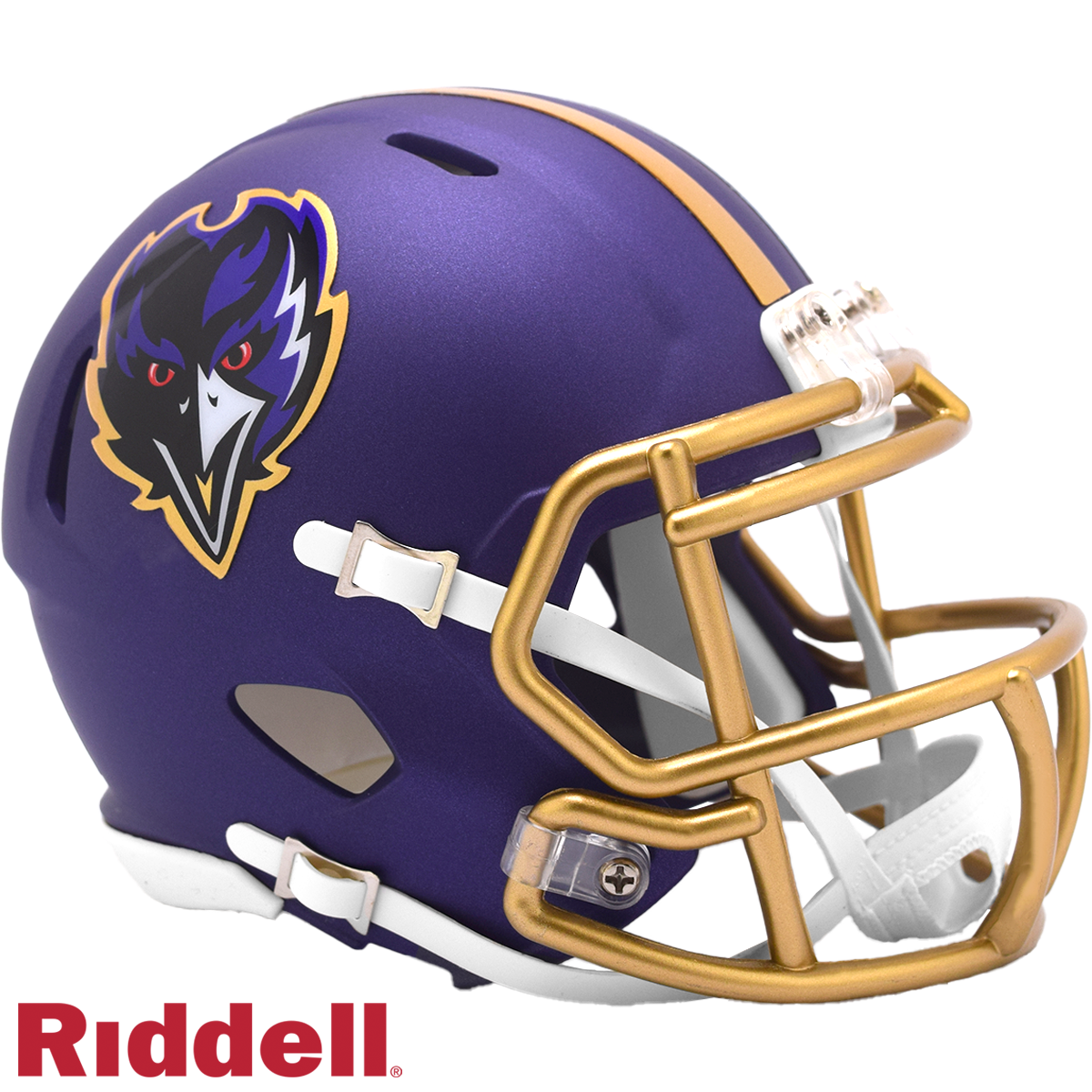 Baltimore Ravens Helmet Riddell Replica Mini Speed Style On-Field Alternate 2024