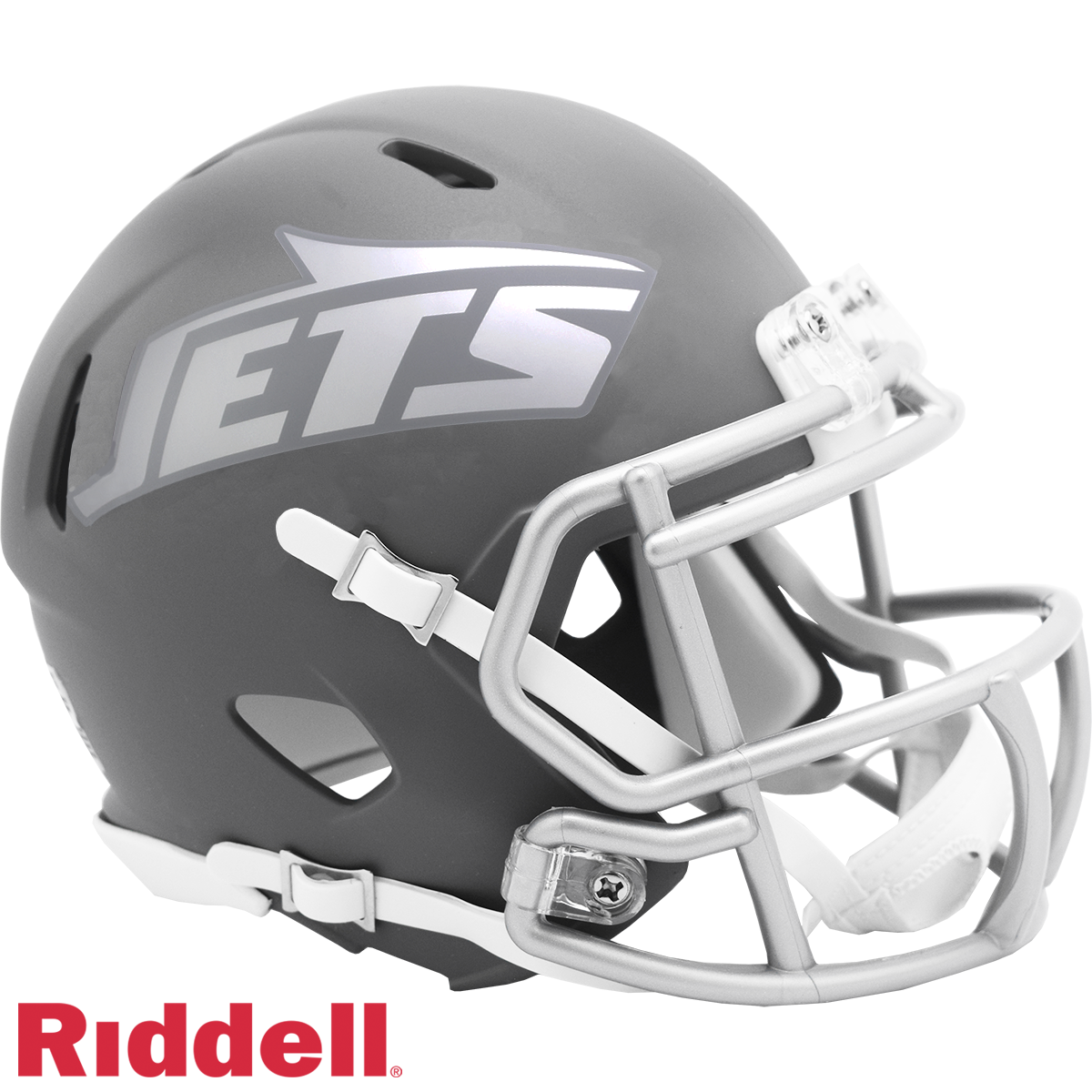 New York Jets Helmet Riddell Replica Mini Speed Style Slate Alternate 2024