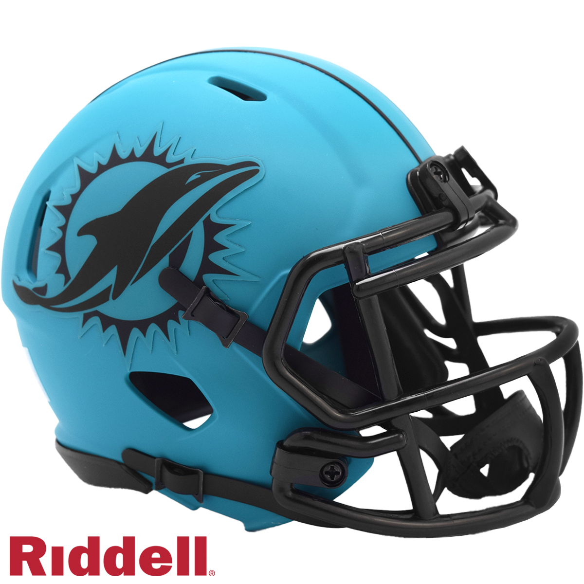 Miami Dolphins Helmet Riddell Replica Mini Speed Style Rave Alternate