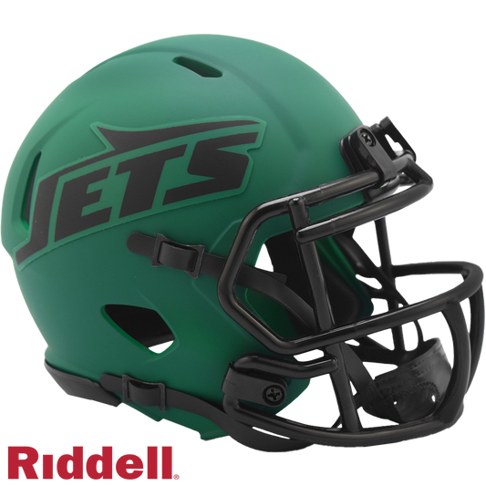New York Jets Helmet Riddell Replica Mini Speed Style Rave Alternate